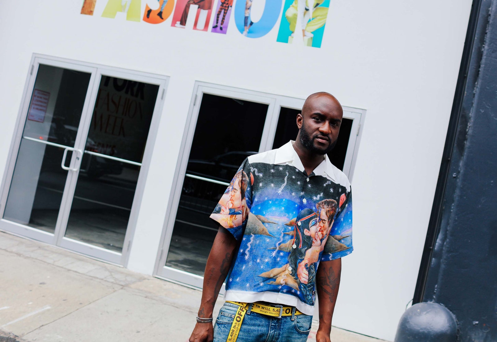 Virgil Abloh in Prada shirt
