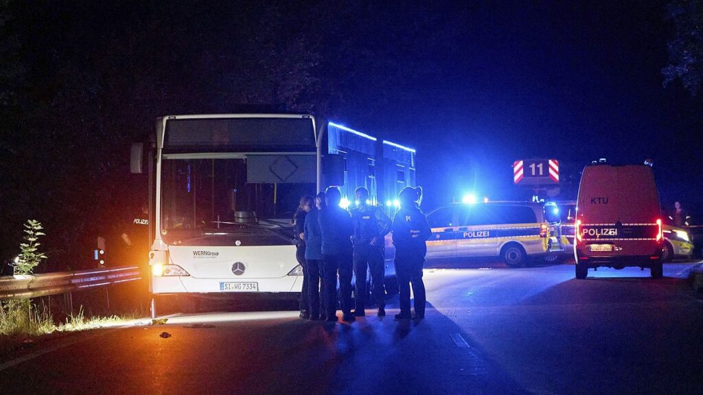 Six injured in knife attack on bus in Germany