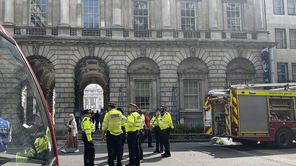 Fire at London’s Somerset House contained, artworks safe