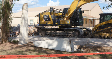 Demolition Crew Tears Down Texas Church Where Gunman Killed 26