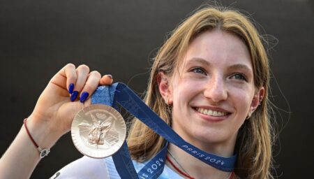 Newly-awarded bronze medalist Ana Bărbosu sympathizes with American Jordan Chiles after medal ruling