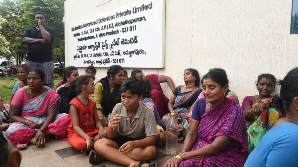 Explosion and fire at a pharmaceutical plant in India kill at least 18 workers