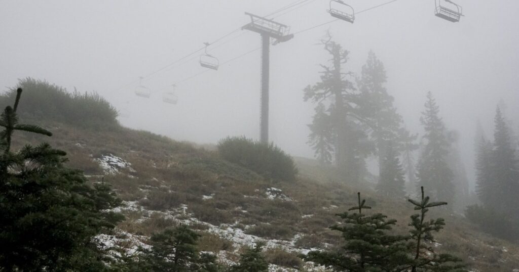 Amid summer of never-ending heat, California gets dusting of snow