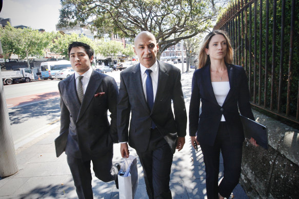 Moses Obeid pictured outside court in October 2021.