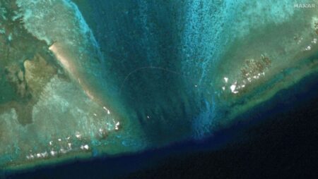 Philippines condemns China’s ‘illegal and reckless’ actions over disputed reef