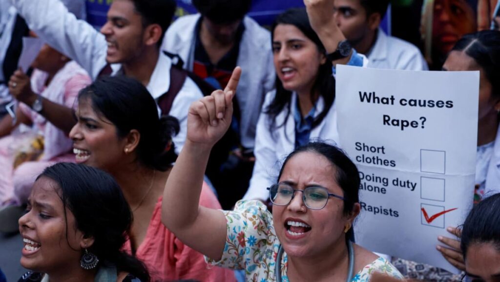 India’s doctors strike in protest at rape and murder of colleague