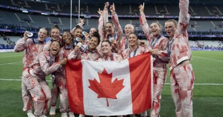 Calgary’s Piper Logan back home with Olympic silver medal earned in rugby