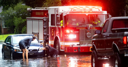 Heavy rain and ‘catastrophic’ flooding feared in the Southeast