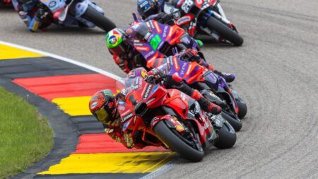 Enea Bastianini wins as Francesco Bagnaia crashes – MotoGP 2024 British Grand Prix Sprint Race as it happened