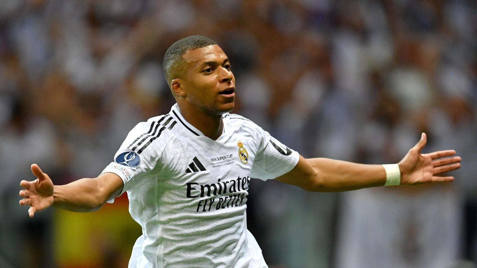 Real Madrid 2-0 Atalanta: Kylian Mbappe scores on full debut as Los Blancos defeat Italians to win UEFA Super Cup