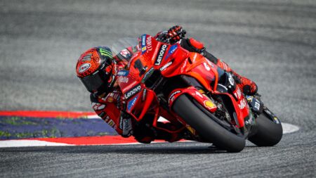 MotoGP Austrian GP: Pecco Bagnaia takes Sprint win from Jorge Martin after captivating race