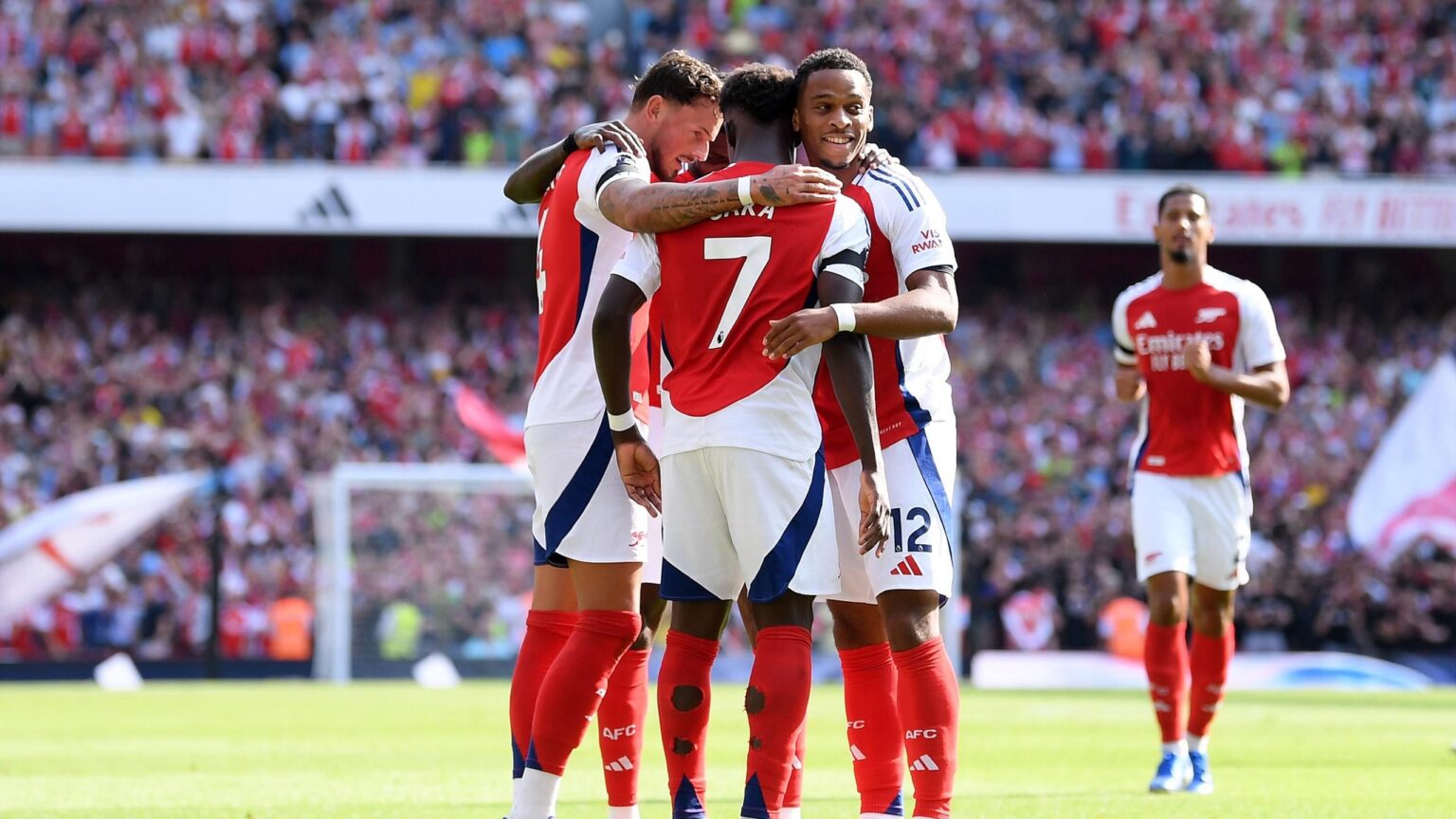 Arsenal 2-0 Wolves – Bukayo Saka and Kai Havertz both score and assist each other as Gunners begin with win