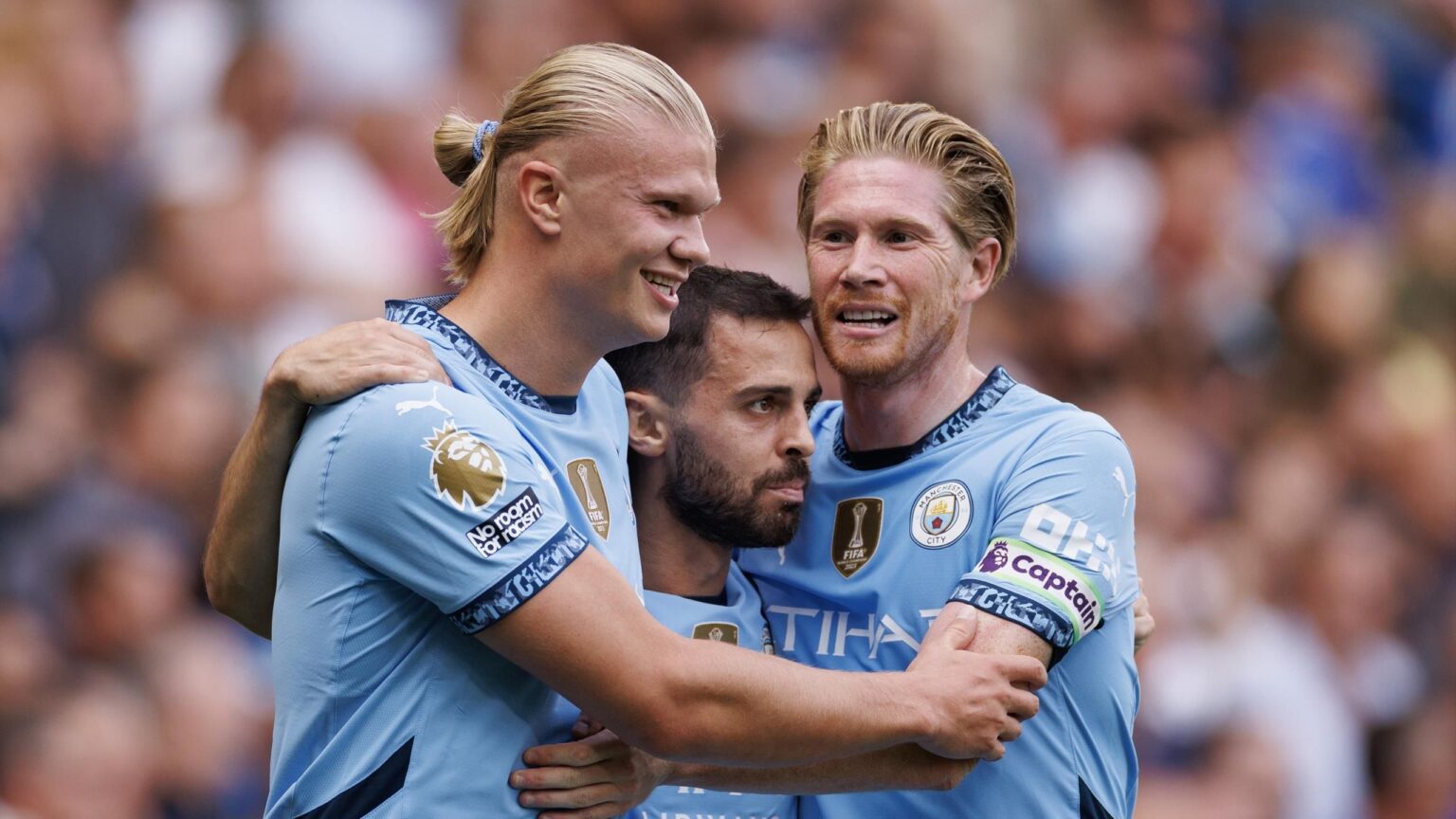 Chelsea 0-2 Man City: Erling Haaland scores again on opening Premier League weekend as Pep Guardiola’s side triumph