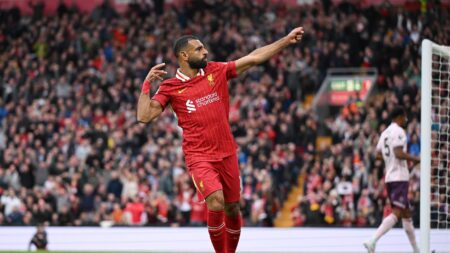 Liverpool 2-0 Brentford: Luis Diaz and Mohamed Salah score as Reds claim win in Arne Slot’s first Anfield game