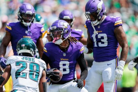 Notable plays from the Vikings preseason win over the Eagles