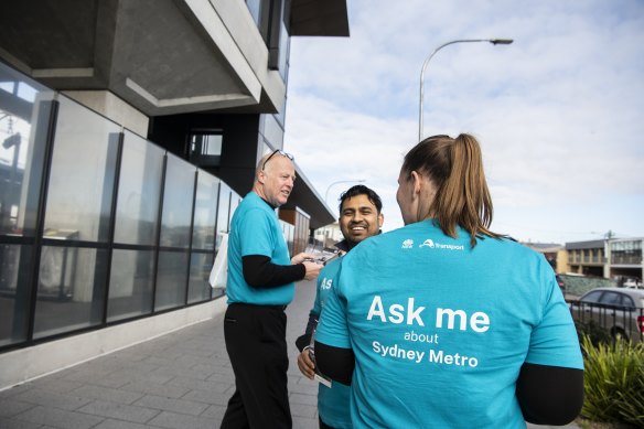 Staff have been deployed to stations to help commuters familiarise themselves with the metro system.