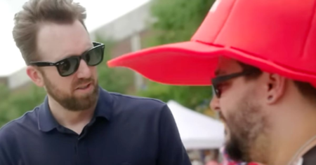 Jordan Klepper Exposes 1 Hypocrisy After Another Among Donald Trump MAGA Fans At Rally