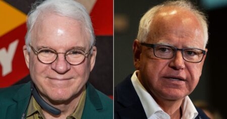 Steve Martin Reveals Why He’d ‘Struggle’ To Play Tim Walz Despite Being Offered ‘SNL’ Role