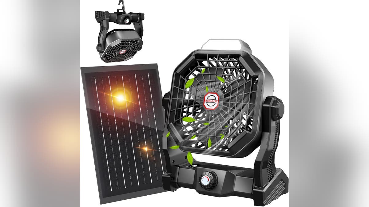 Cool off your greenhouse with a solar fan.