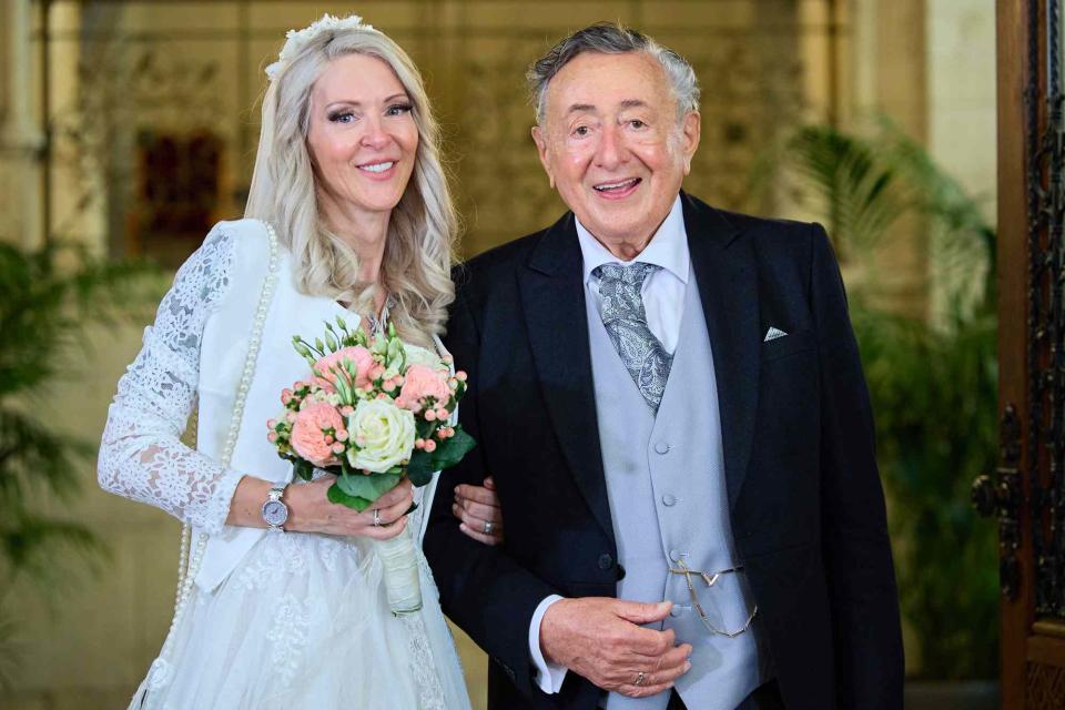 <p> APA-PictureDesk GmbH/Shutterstock </p> Richard Lugner marries for the 6th time at Vienna City Hall in Vienna Simone Reilander