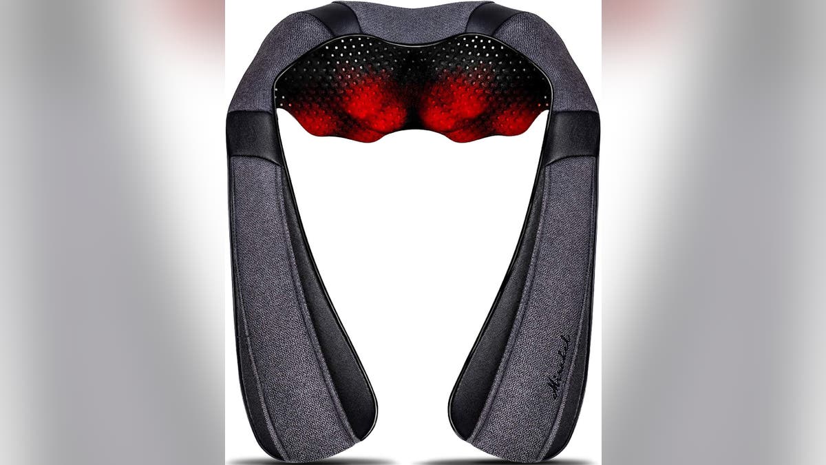 A neck massager relieves tension quickly.