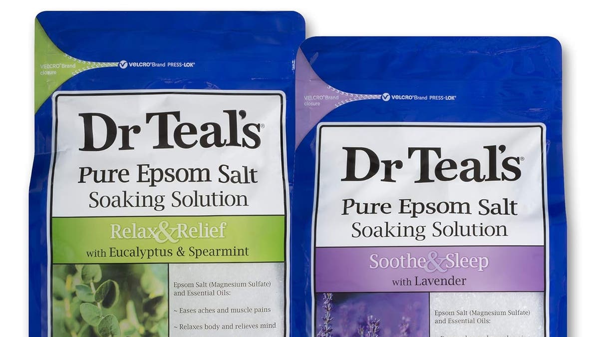 A bath with Epsom salts helps you relax after a long day.