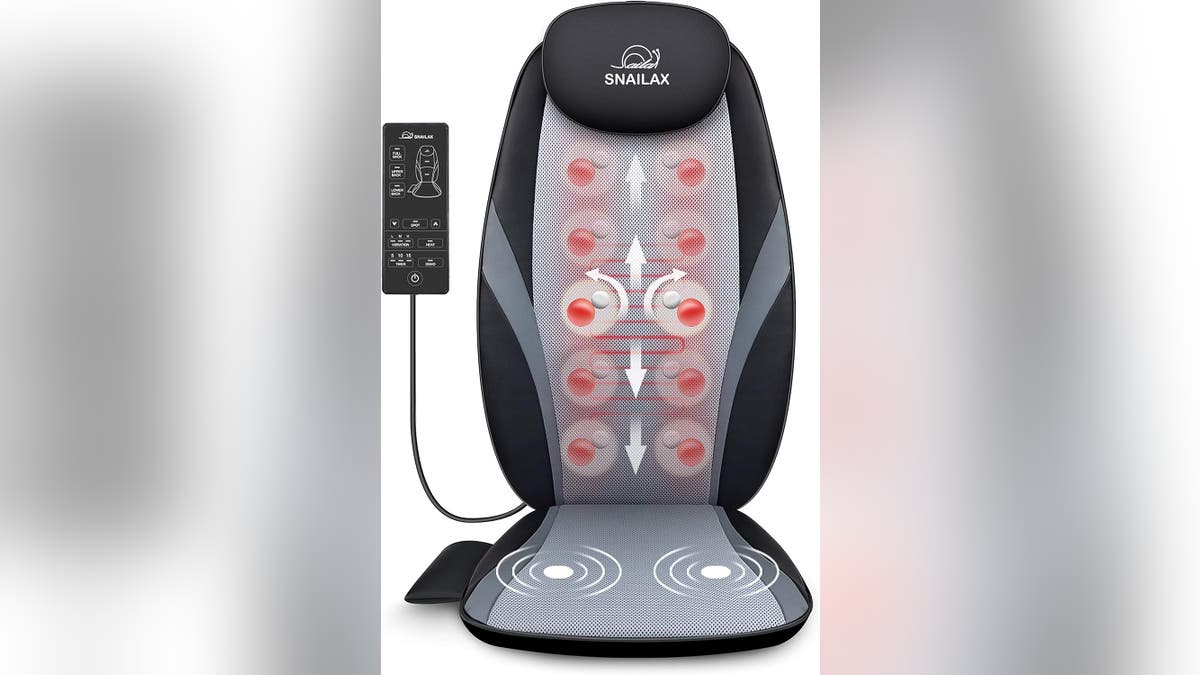 Turn any chair or couch into a back massager with this seat.