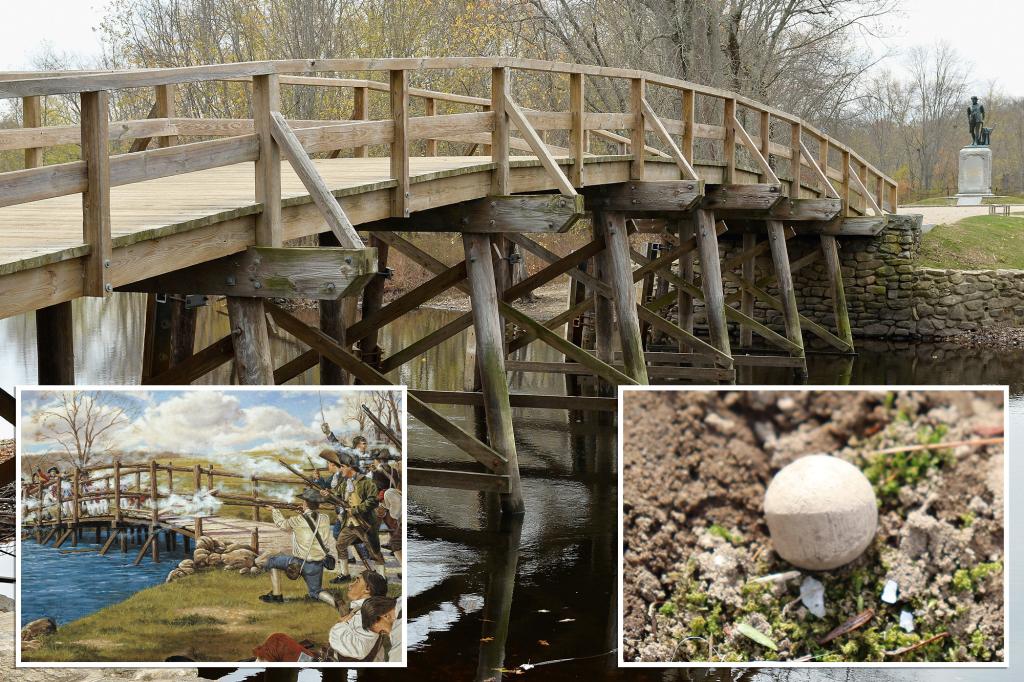 Musket balls found near famed Revolutionary War bridge tied to ‘Shot Heard Round the World’
