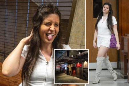Exclusive | Ex-TAO hostess busted for flinging feces into NYC hotspot’s koi pond sports ‘Juicy’ outfit to court