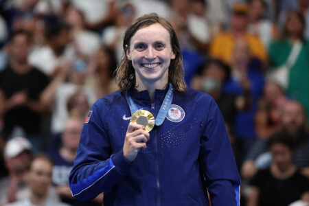 Will Katie Ledecky, golden again, be back for five-peat at LA 2028? ‘I’d love to’