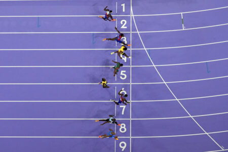 2024 Paris Olympics: See how close the 100-meter finish was between Noah Lyles and Kishane Thompson — and why Lyles won