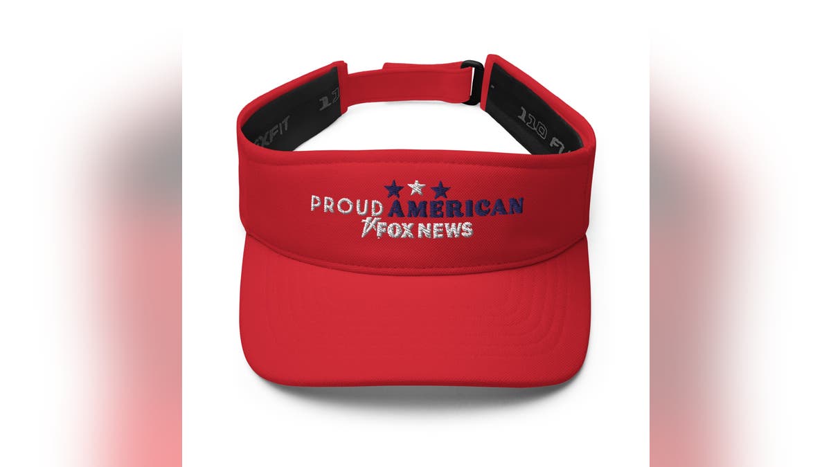 Stay cool with a patriotic visor.