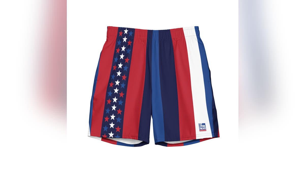 Spend one of the last weekends of summer swimming in your festive trunks.