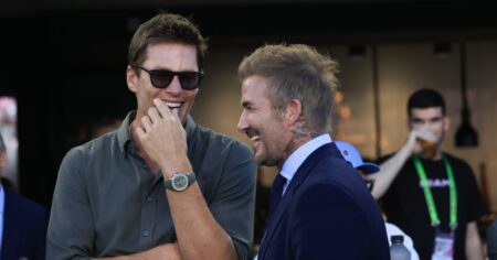 Tom Brady Joins David Beckham and Lionel Messi at Inter Miami Soccer Match: ‘Doesn’t Get Any Better’