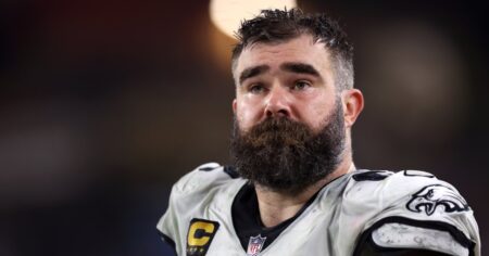 Jason Kelce Sports Olympics Beret During ESPN Gig: ‘I’m Still on Paris Time’