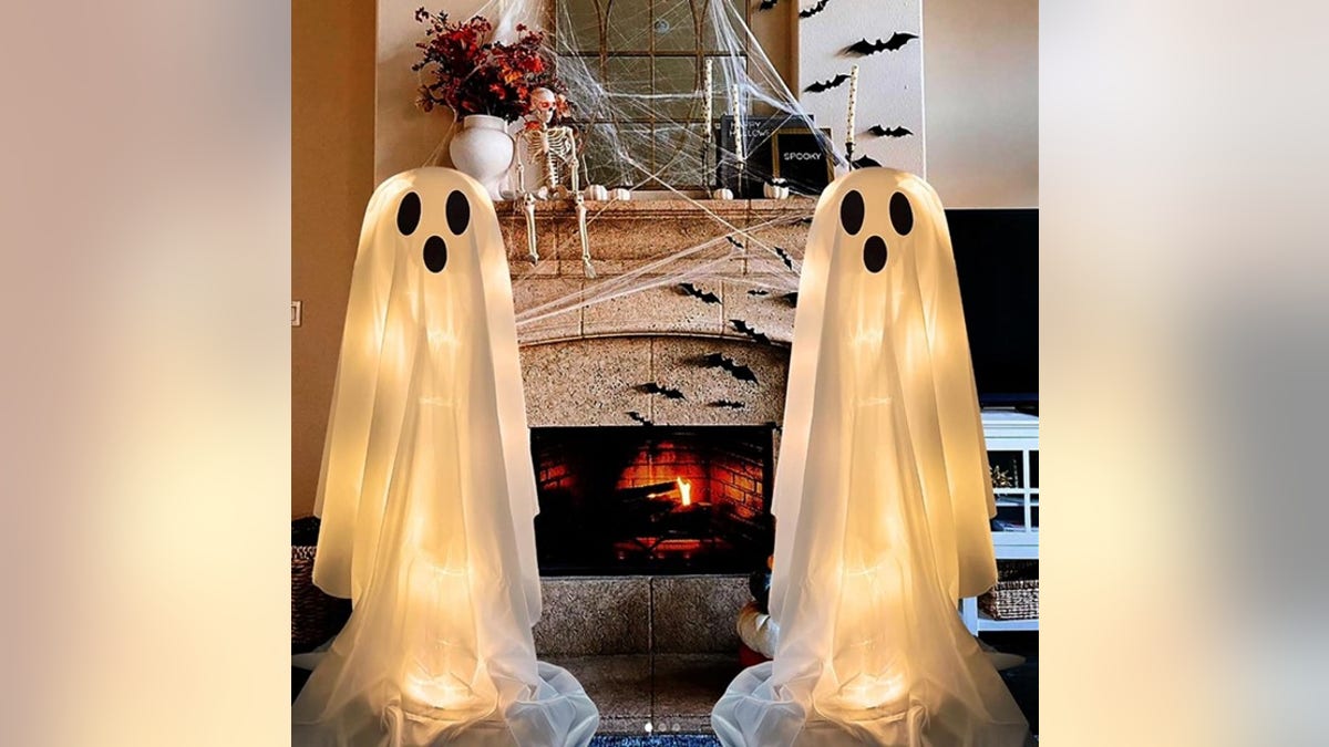 Ghosts are the staple of any Halloween setup.