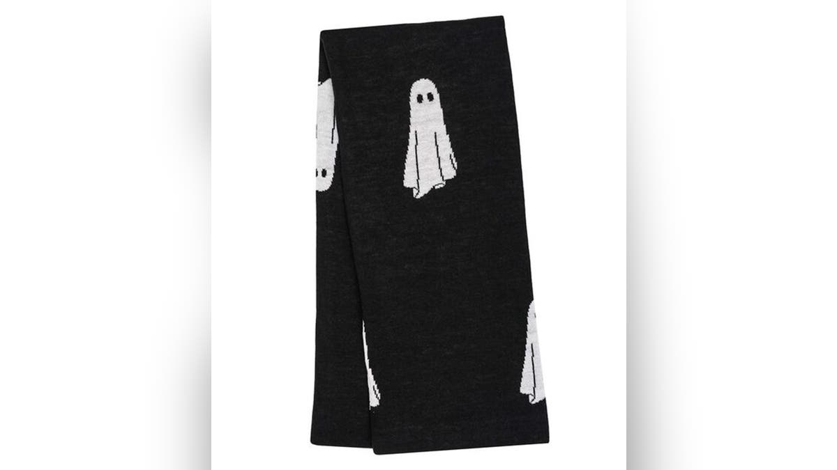 Stay cozy and spooky with a ghost throw.