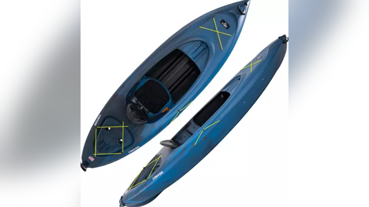 Pay less than $200 for a roomy single-person kayak.