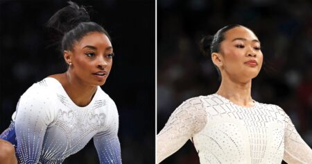 Simone Biles and Suni Lee Fall Off Balance Beam During 2024 Olympics Finals