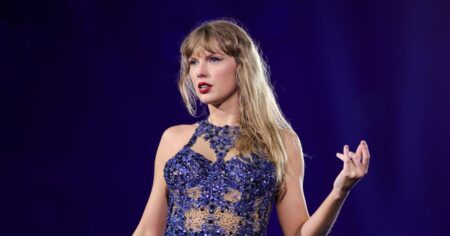 Taylor Swift Channels ’90s Glam as She’s Spotted for 1st Time Since Canceled Vienna Concerts