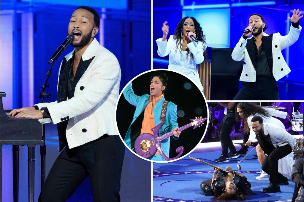 John Legend slammed over Prince ‘Let’s Go Crazy’ tribute performance at DNC: ‘What an insult’