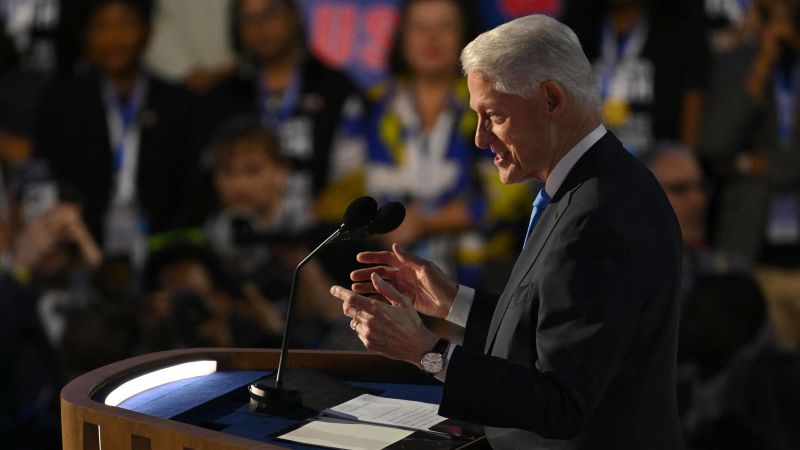 Video: Bill Clinton reminds DNC he’s actually younger than Trump