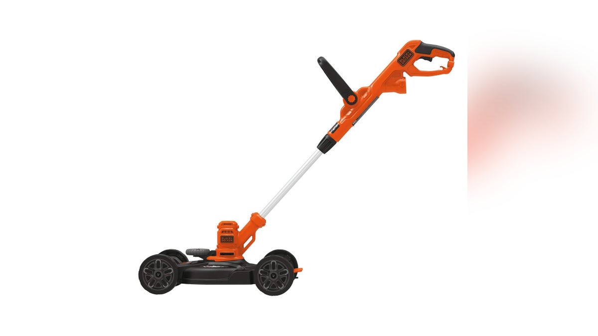 This mower is easy to use and converts into a weedwhacker.