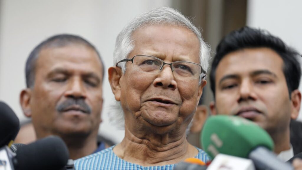 Who is the interim leader of Bangladesh, Muhammad Yunus?