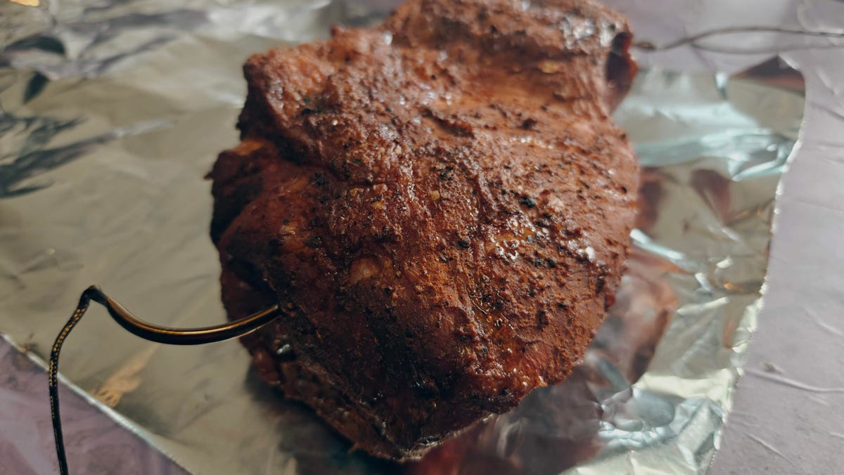 Cooked pork shoulder