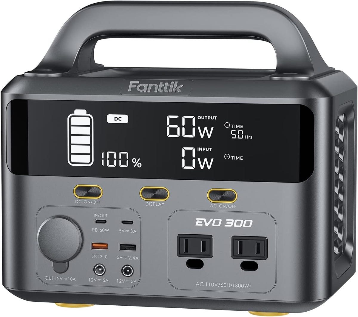 The Fanttik EVO 300 portable power station.