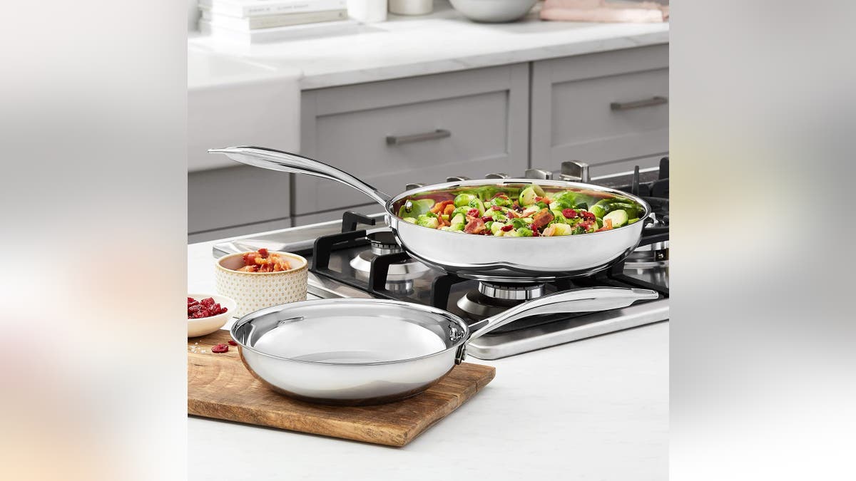 These frying pans are great for apartment living.