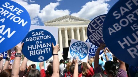 Wide swath of America remains opposed to Supreme Court’s ruling overturning Roe v. Wade, poll finds