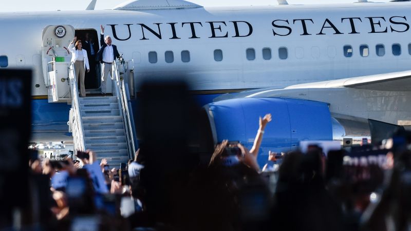 Harris leans on the trappings of her office – and Trump’s own playbook – in quest win the White House