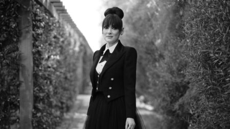 Winona Ryder Pays Homage to Lydia Deetz at Venice